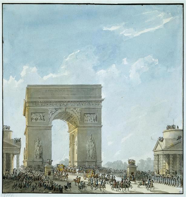 Arc de Triomphe - Hochzeit von Napoleon und Marie-Louise