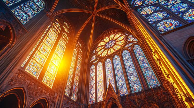 Kathedrale Notre-Dame de Paris Buntglasfenster Kathedrale Notre-Dame de Paris Buntglasfenster