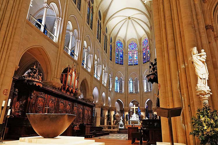 Chor von Notre Dame Notre Dame Chor