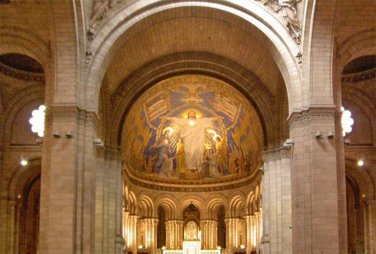 Sacré-Cœur Basilika in Montmartre - Mosaik